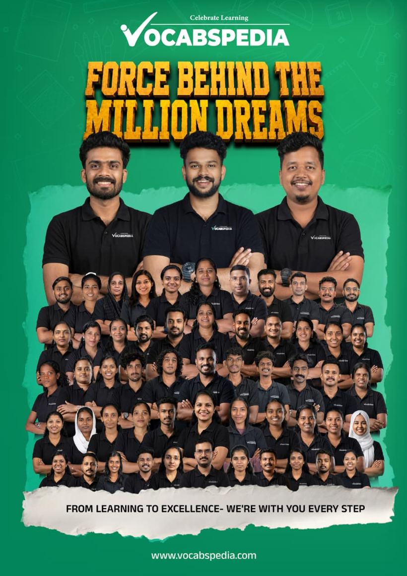 VOCABSPEDIA ടീം — Force Behind the Million Dreams
